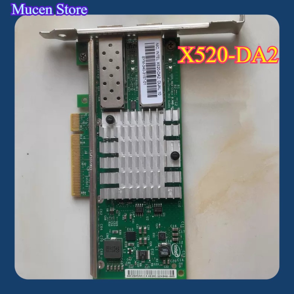 10Gb Sfp+ Pcie Network Card Dual Port - Tarjeta de red X520-DA2 10Gb SFP+