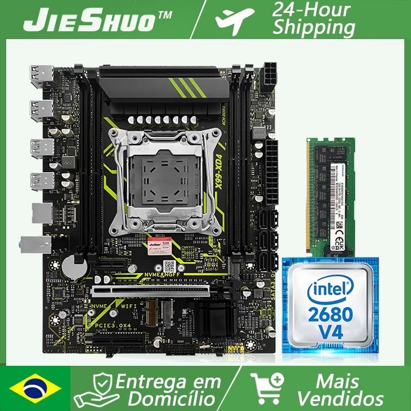X99 Dual Cpu Motherboard Combo - Kit de Actualización Gamer JIESHUO X99