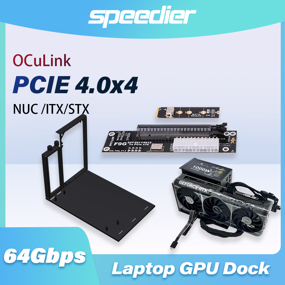 External Gpu Dock Pcie 4.0 Oculink - Adaptador EGPU F9G OcuLink a PCIE