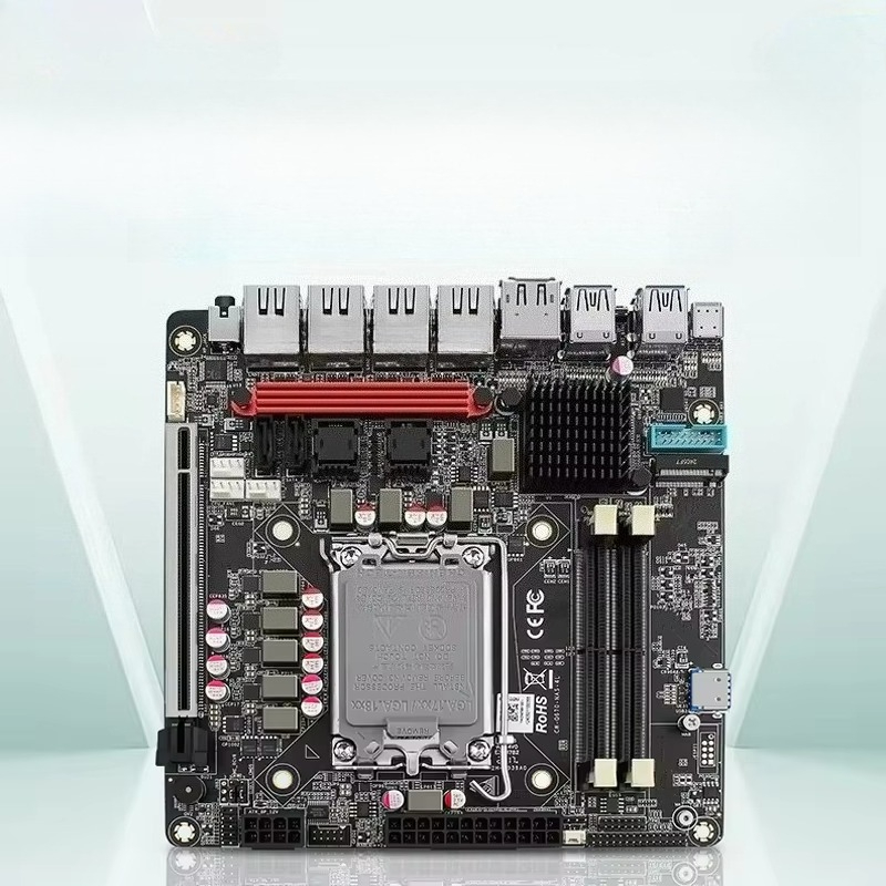 Lga 1700 Ddr5 Itx Motherboard - Placa Base In-tel VPro Q670 NAS,