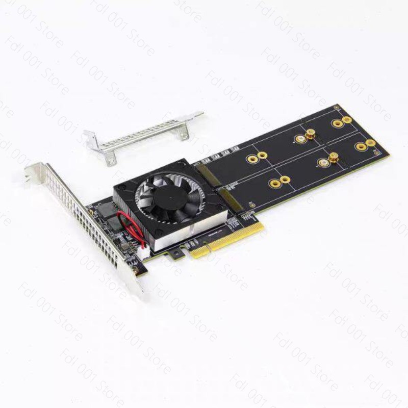 Quad M.2 Nvme Pcie Bifurcation Card - Tarjeta Adaptadora de Expansión PCIe 3.0