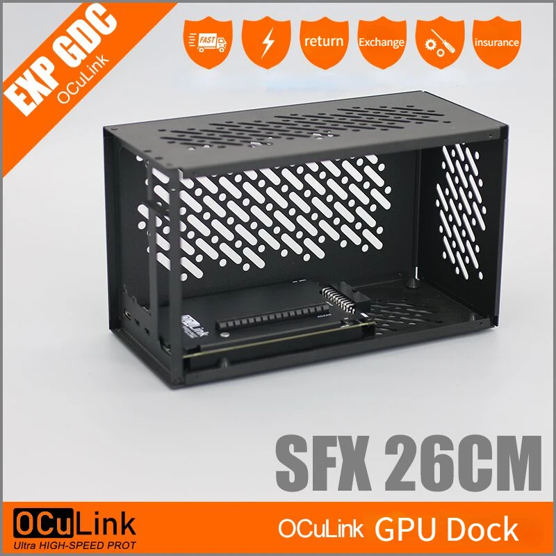 External Gpu Dock Pcie 4.0 Oculink - Estuche de aluminio OCuP4v2 OCuLink PCI-E