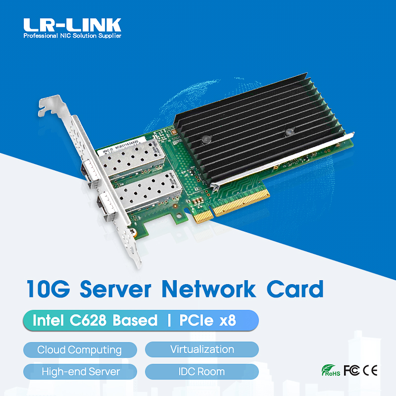 10Gb Sfp+ Pcie Network Card Dual Port - LR-LINK 1010PF-2SFP+ PCIe x8 Tarjeta de
