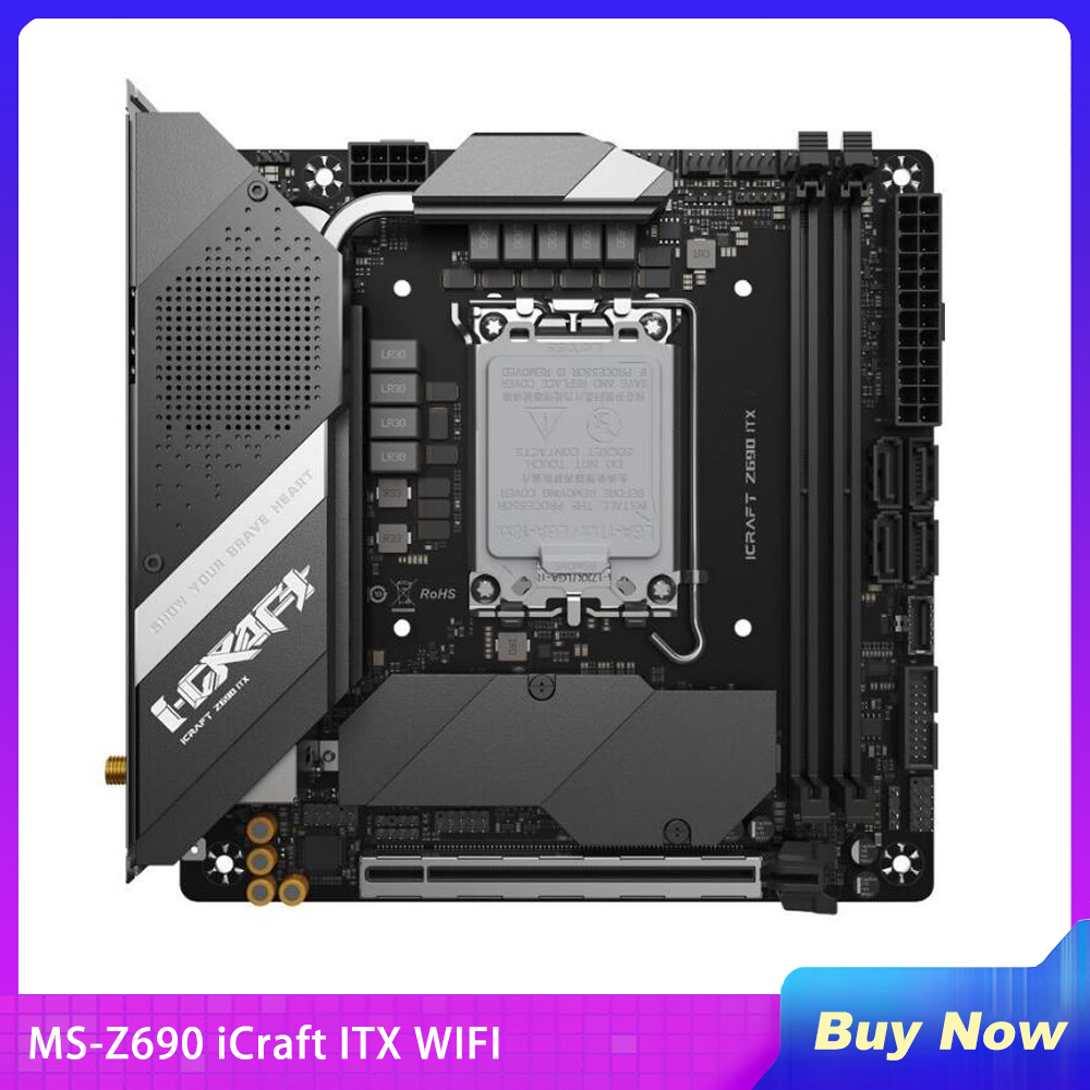 Lga 1700 Ddr5 Itx Motherboard - Nuevo MS-Z690 iCraft ITX WIFI placa