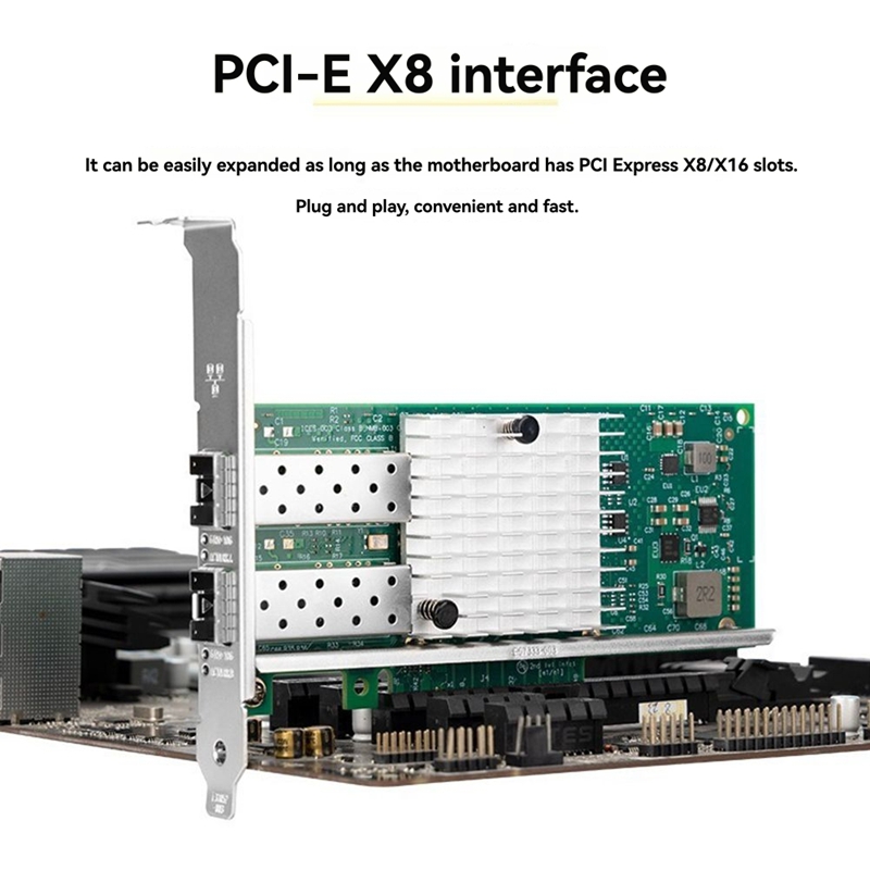 10Gb Sfp+ Pcie Network Card Dual Port - X520-DA1 Tarjeta de red de doble