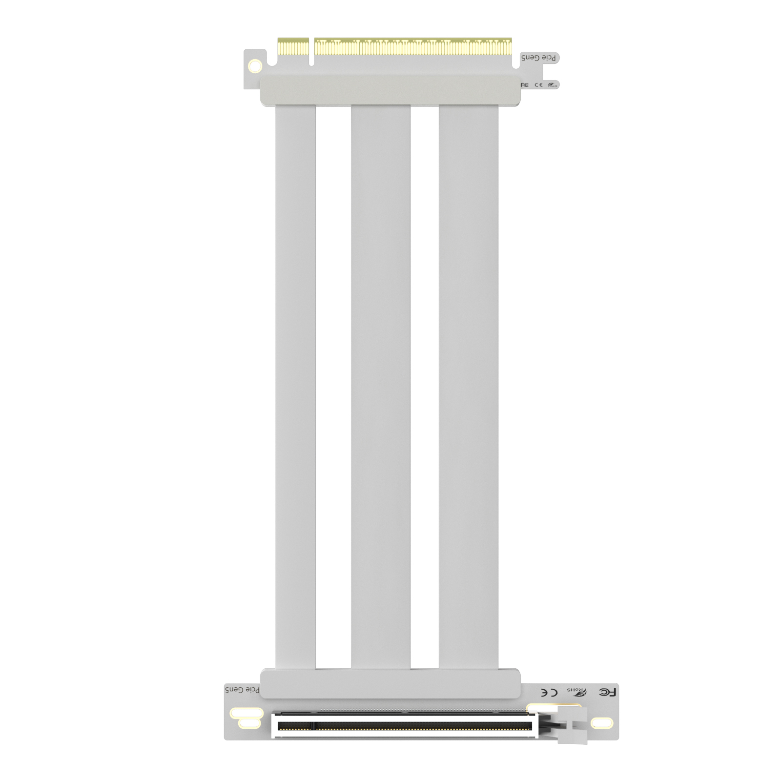 Pcie 4.0 X16 Riser Cable 90 Degree - Cable Adaptador PCIE 5.0, Compatible con
