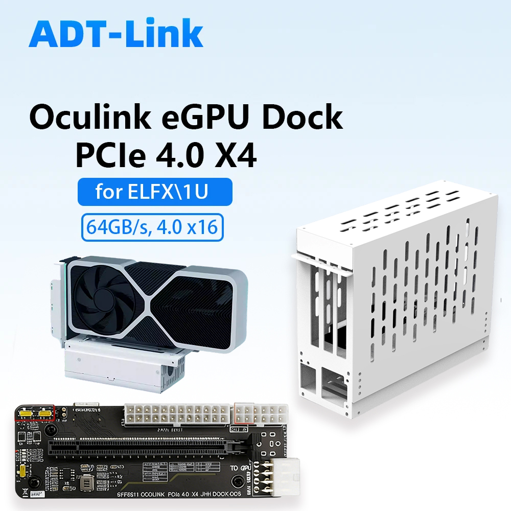 Base de conexión Oculink eGPU  - External Gpu Dock Pcie 4.0 Oculink reseña y precio