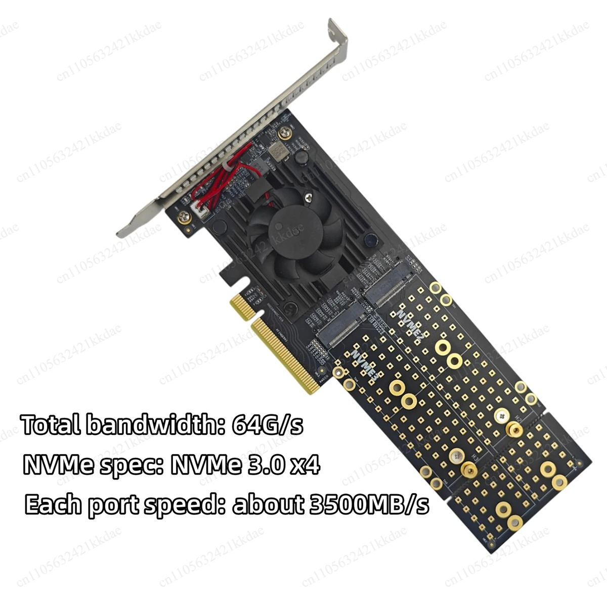 Tarjeta Adaptadora de Expansió - Quad M.2 Nvme Pcie Bifurcation Card reseña y precio