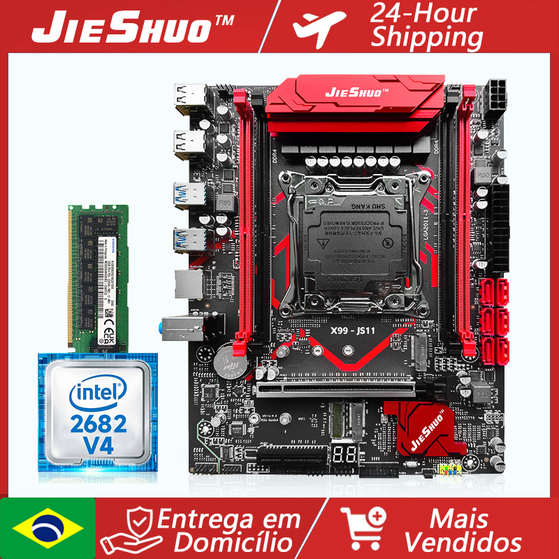 X99-JS11 LGA 2011-3 + Xeon E5- - X99 Dual Cpu Motherboard Combo reseña y precio