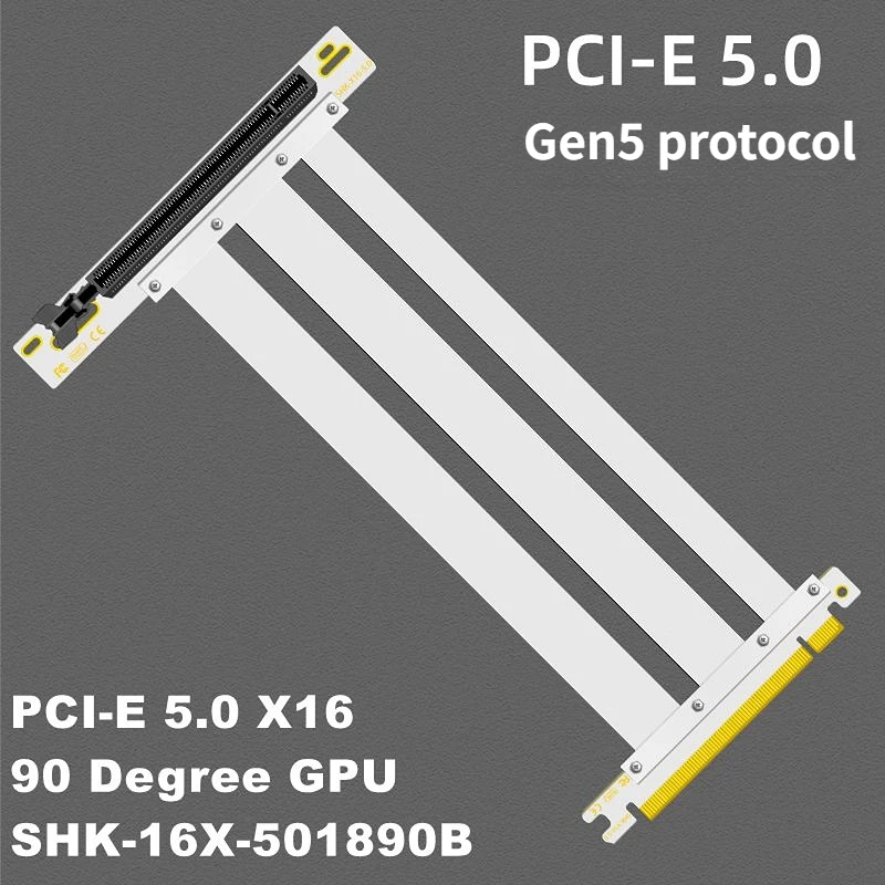 Cable Riser PCIe 5.0 x16, Perf - Pcie 4.0 X16 Riser Cable 90 Degree reseña y precio