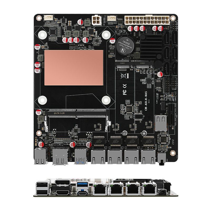Placa Base NAS de Bajo Consumo - Nas Motherboard N100 6 Sata reseña y precio