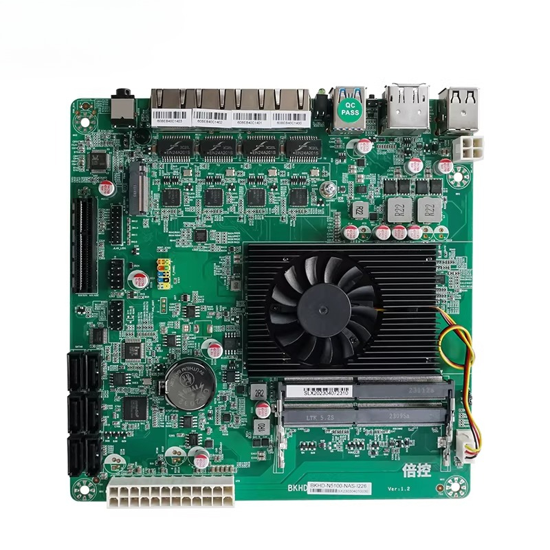 N5105 Placa base NAS de enruta - Nas Motherboard N100 6 Sata reseña y precio