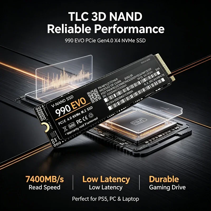 SSD NVMe M.2 para Juegos 990 E - M.2 Nvme 4Tb Pcie 4.0 Ssd reseña y precio