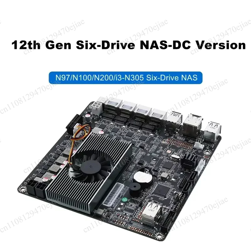 Placa base N100 Mini ITX NAS D - Nas Motherboard N100 6 Sata reseña y precio