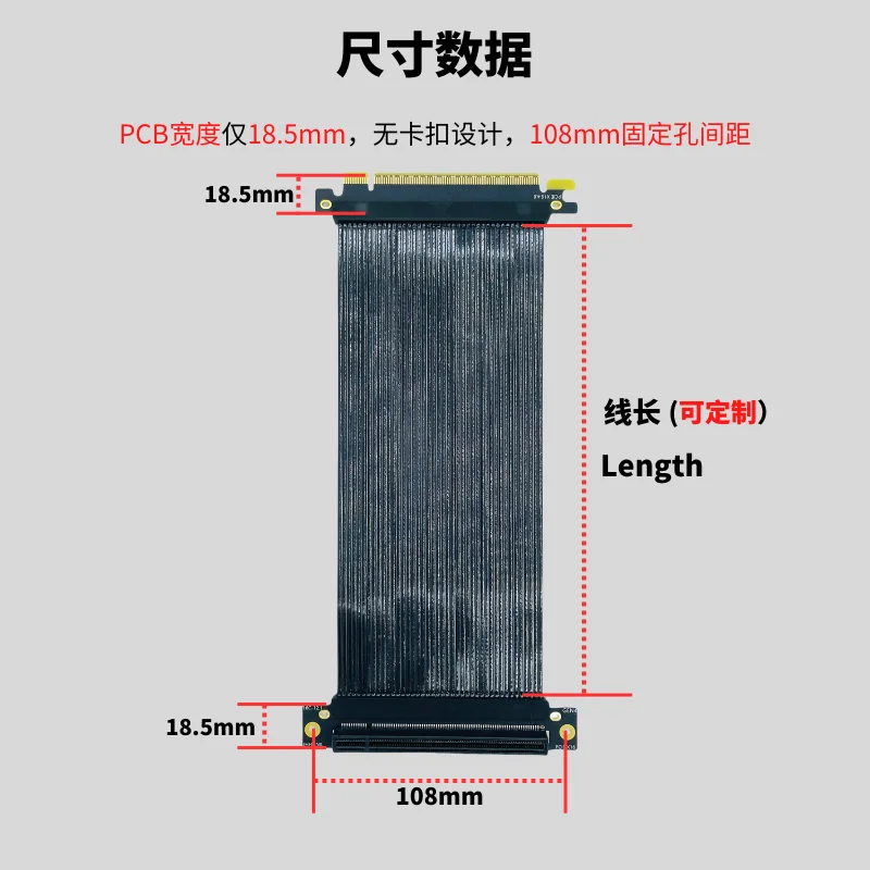 Cable extensor blindado para t - Pcie 4.0 X16 Riser Cable 90 Degree reseña y precio