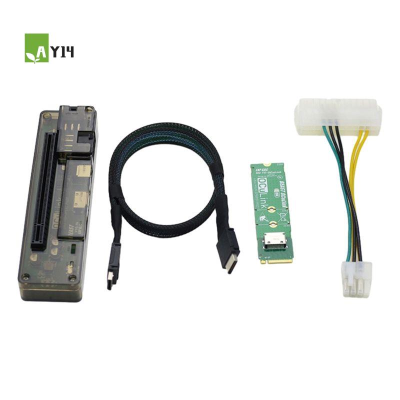 Adaptador AY14 -M.2 MKEY a OCU - External Gpu Dock Pcie 4.0 Oculink reseña y precio