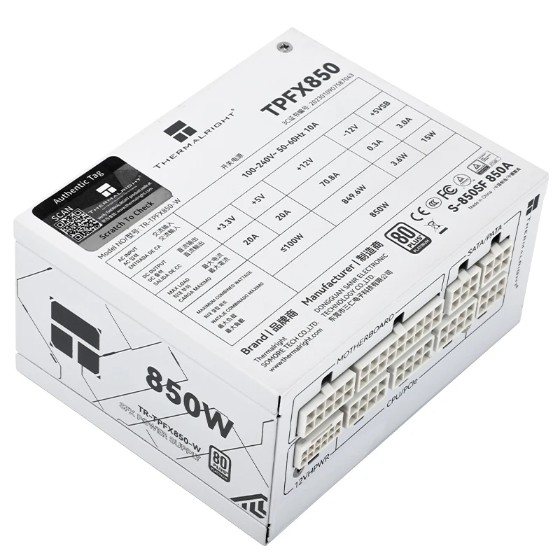 Thermalright-fuente de aliment - Sfx Power Supply 850W Gold reseña y precio