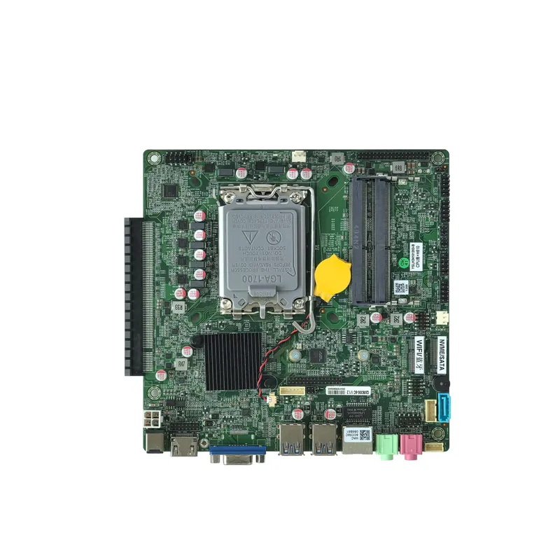 Placa base Mini ITX H610 de 12 - Lga 1700 Ddr5 Itx Motherboard reseña y precio