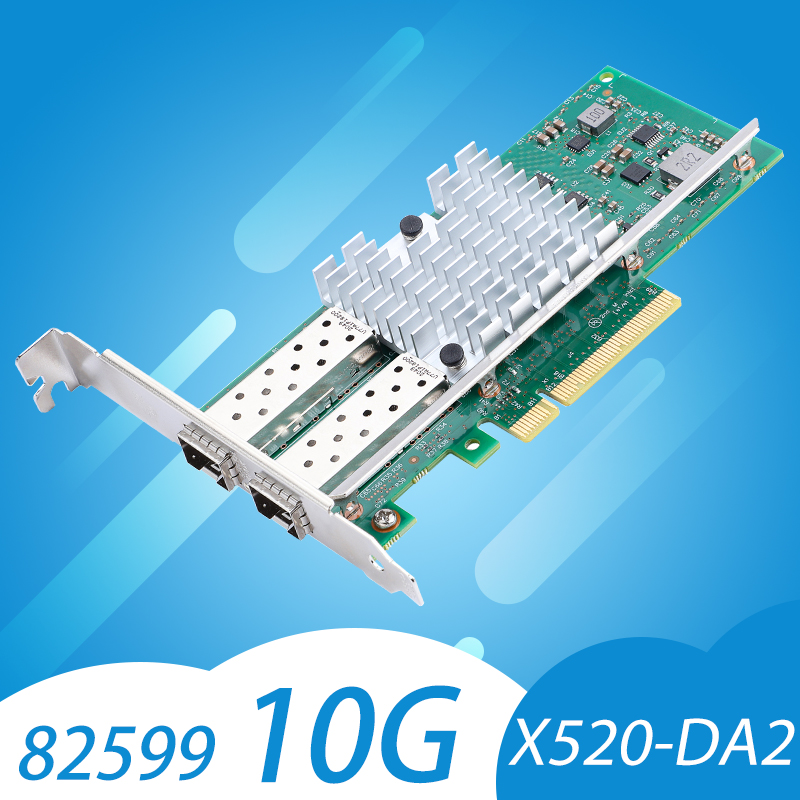 Intel X520-DA2 NIC de tarjeta  - 10Gb Sfp+ Pcie Network Card Dual Port reseña y precio