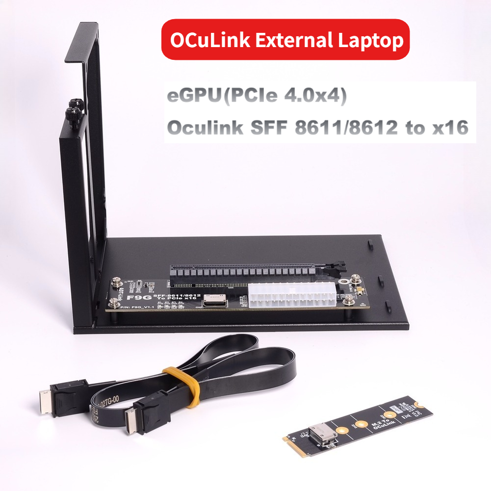 F9G-BK7 EGPU Oculink GPU Dock  - External Gpu Dock Pcie 4.0 Oculink reseña y precio