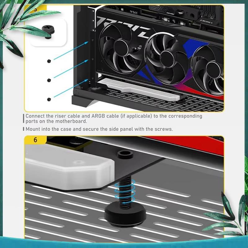 (NUEVO) Soporte de montaje ver - Pcie 4.0 X16 Riser Cable 90 Degree reseña y precio