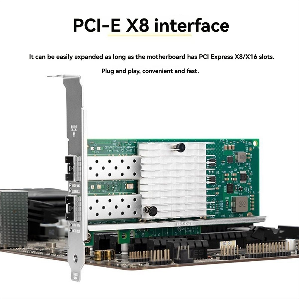 Estable- X520-DA1 Tarjeta de r - 10Gb Sfp+ Pcie Network Card Dual Port reseña y precio