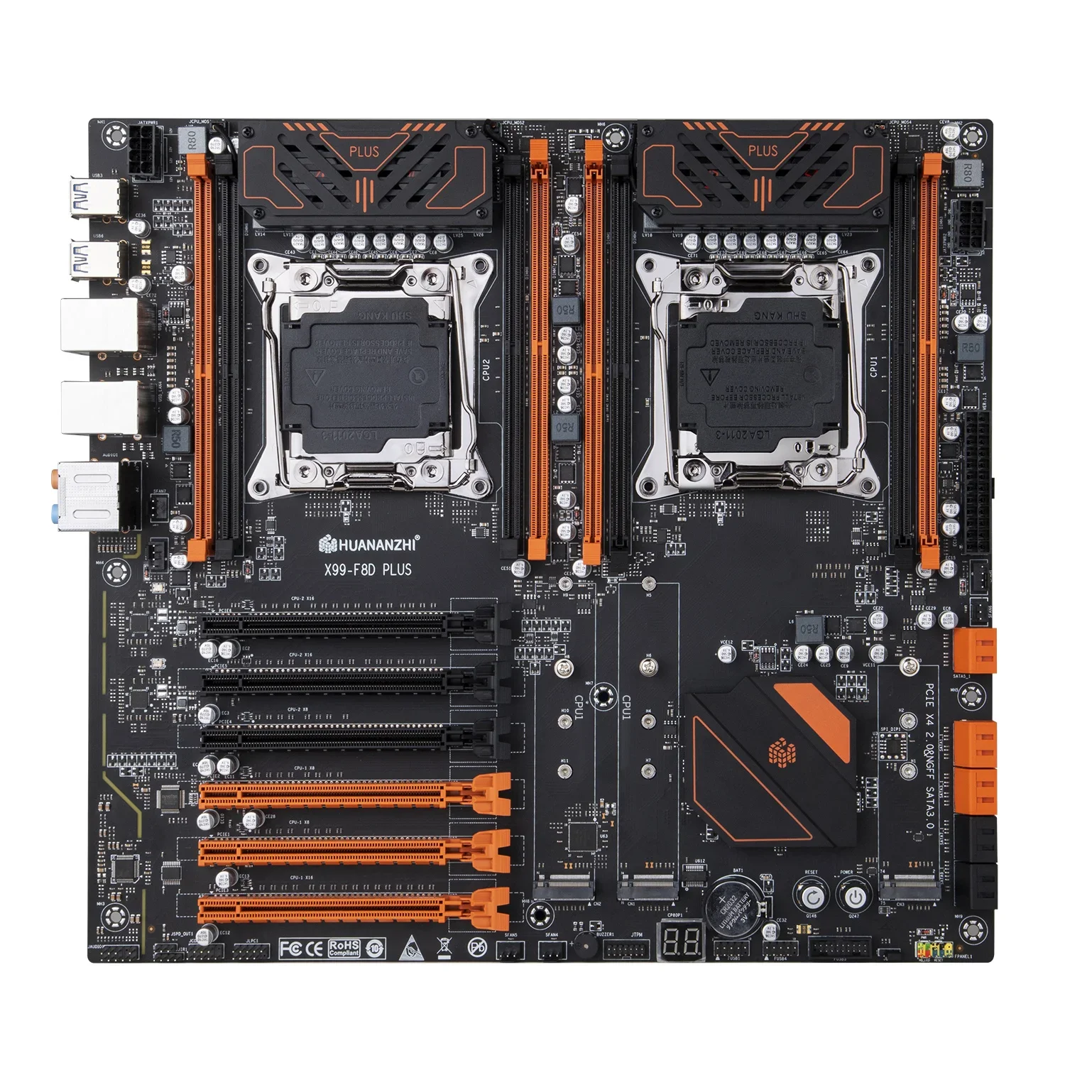 Placa base Dual X99 F8D PLUS X - X99 Dual Cpu Motherboard Combo reseña y precio