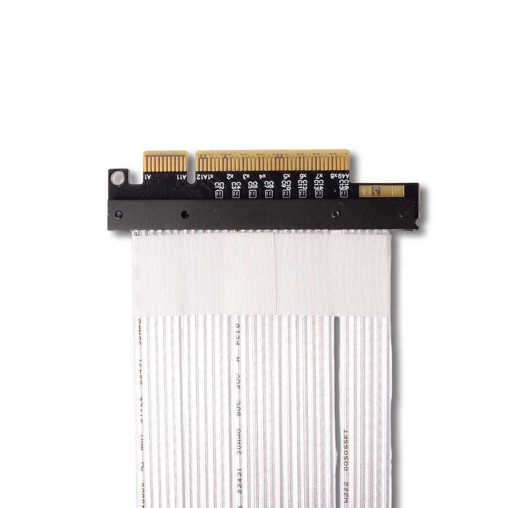 Cable adaptador plano personal - Pcie 4.0 X16 Riser Cable 90 Degree reseña y precio