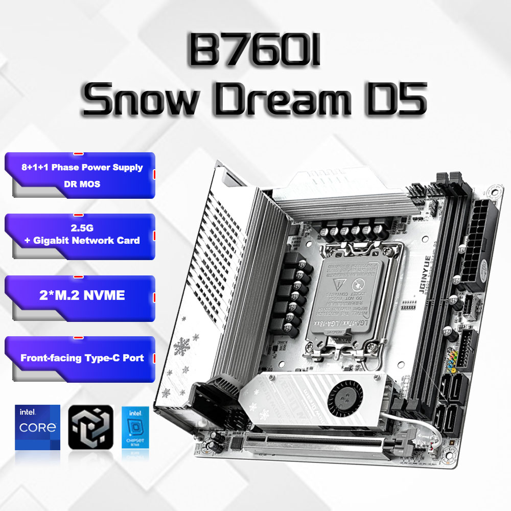 Placa base B760i ARGB WIFI DDR - Lga 1700 Ddr5 Itx Motherboard reseña y precio