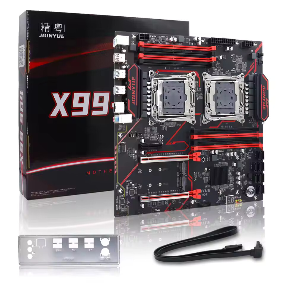 Placa base Dual X99 CPU LGA 20 - X99 Dual Cpu Motherboard Combo reseña y precio